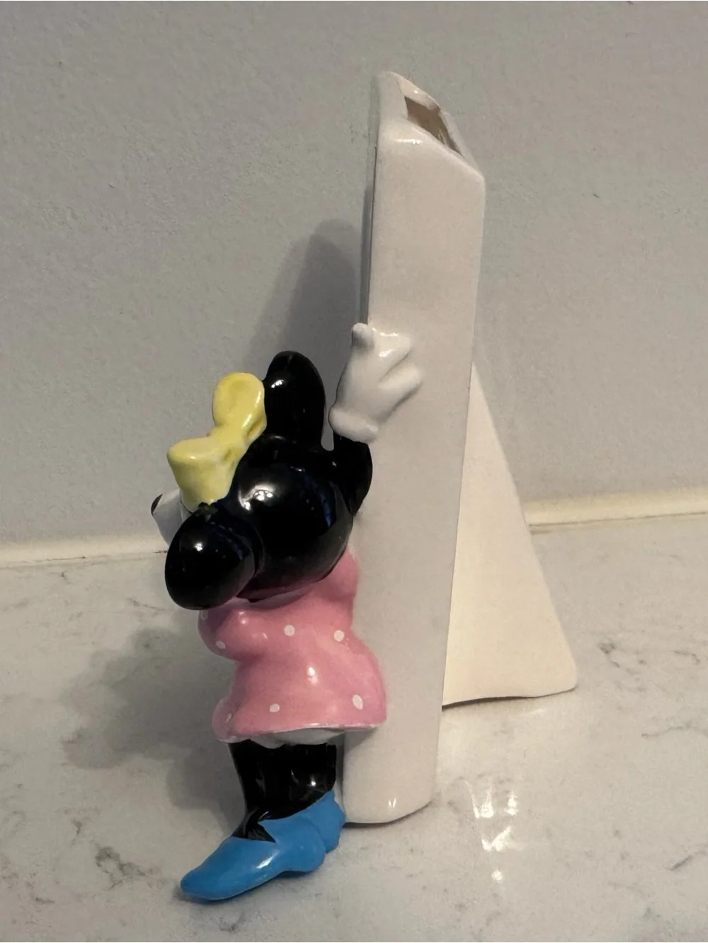 Vintage DISNEY Ceramic Minnie Mouse Picture Frame Made In Japan Decor Gift